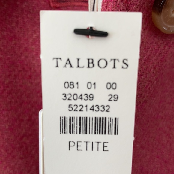NWT - Talbots Wool Coat - Picture 6 of 6